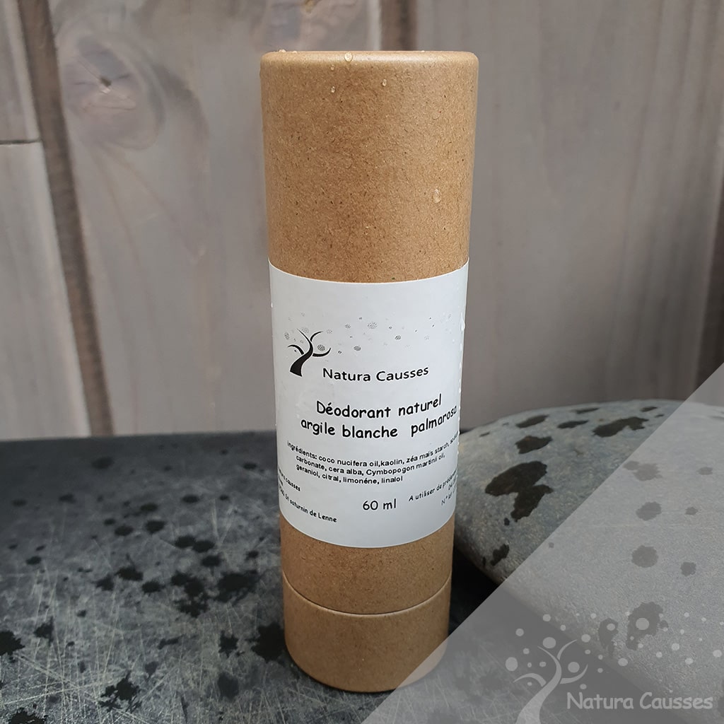 Déodorant Naturel à l'Argile Blanche & Palmarosa