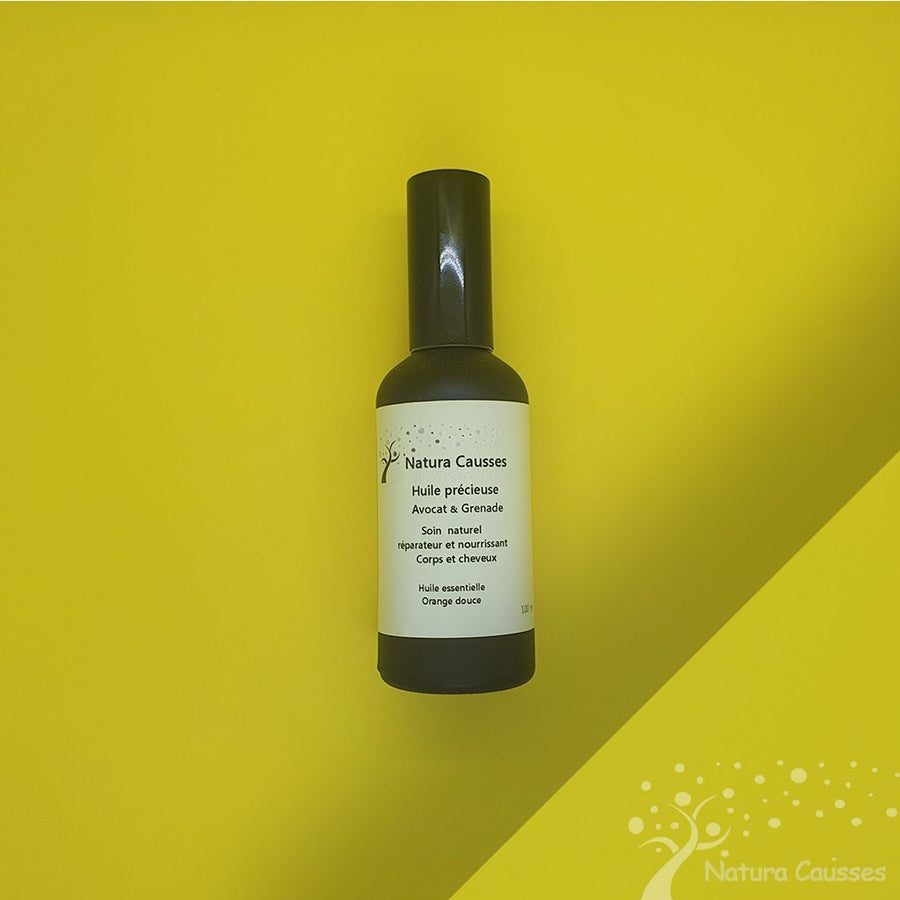 Huile de Soin Avocat  Grenade et Orange