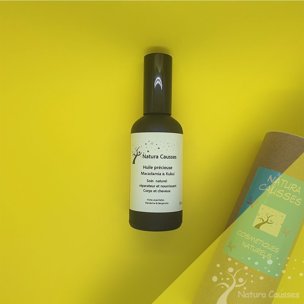 Huile Précieuse de Soin Macadamia & Kukui / Mandarine-Bergamote